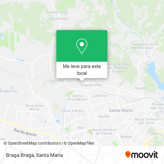Braga Braga mapa