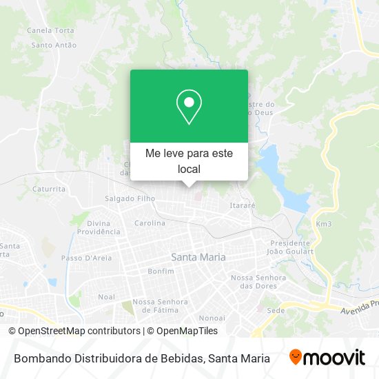 Bombando Distribuidora de Bebidas mapa