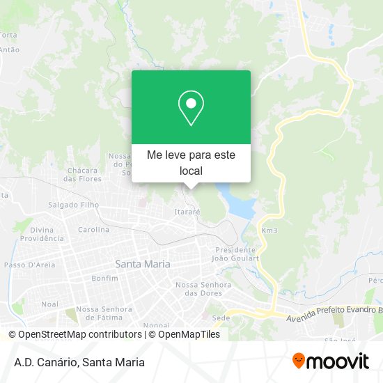 A.D. Canário mapa