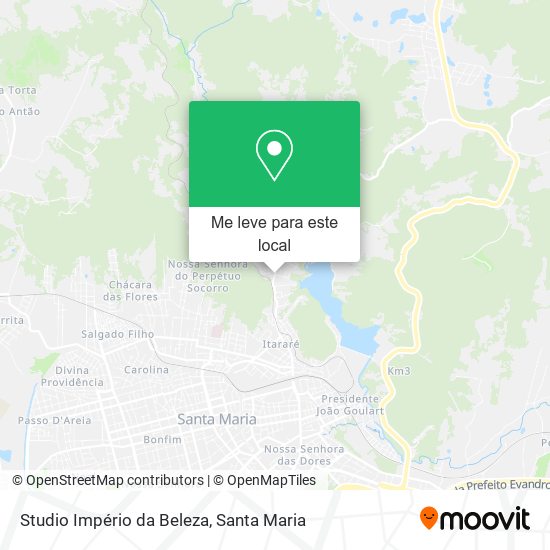 Studio Império da Beleza mapa