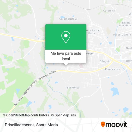 Priscilladesenne mapa