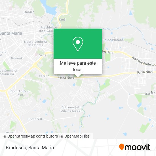 Bradesco mapa