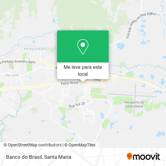 Banco do Brasil mapa