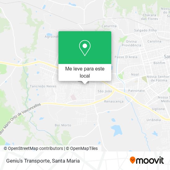 Geniu's Transporte mapa