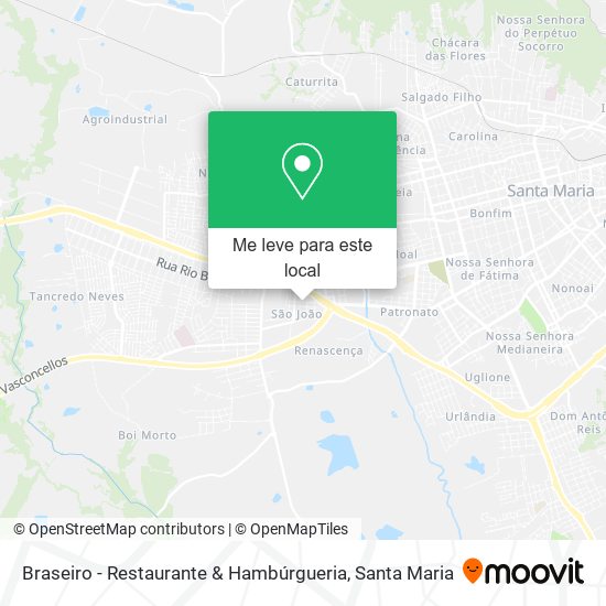 Braseiro - Restaurante & Hambúrgueria mapa