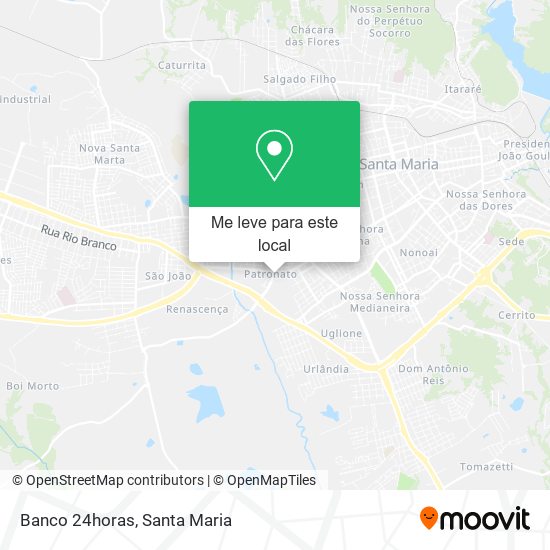 Banco 24horas mapa