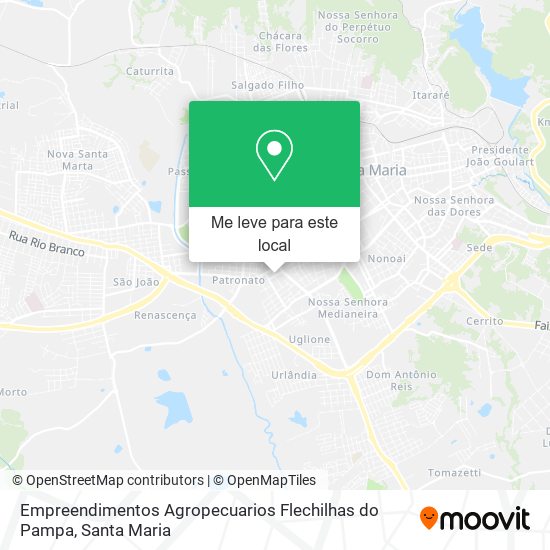 Empreendimentos Agropecuarios Flechilhas do Pampa mapa