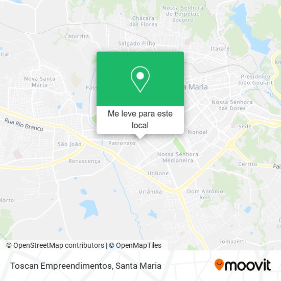 Toscan Empreendimentos mapa
