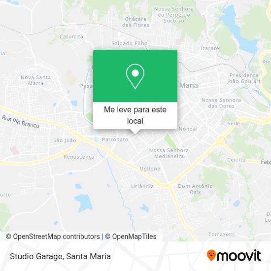 Studio Garage mapa