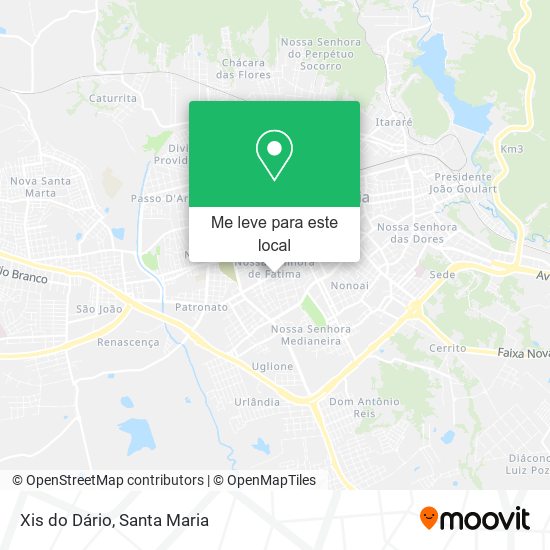 Xis do Dário mapa