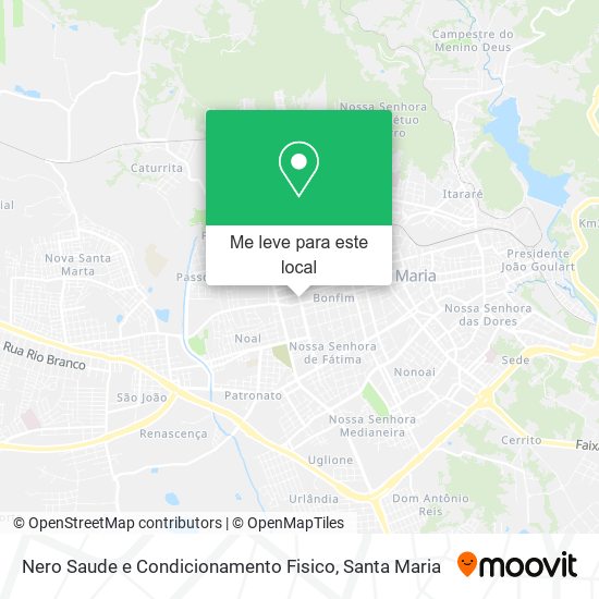 Nero Saude e Condicionamento Fisico mapa