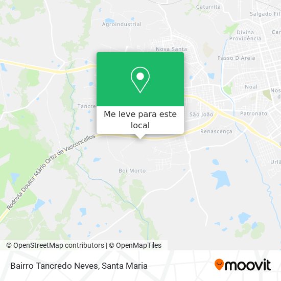 Bairro Tancredo Neves mapa