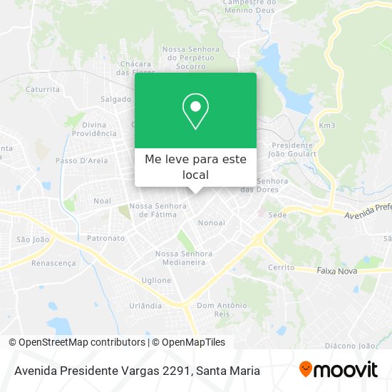 Avenida Presidente Vargas 2291 mapa