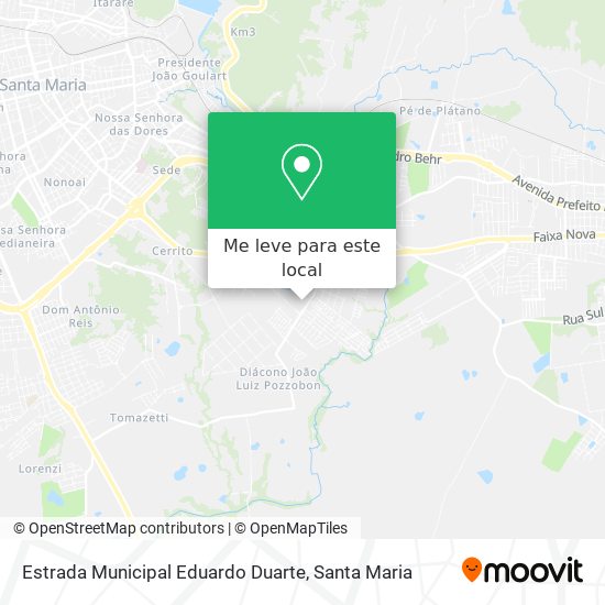 Estrada Municipal Eduardo Duarte mapa