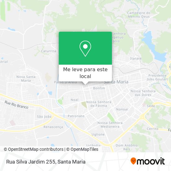 Rua Silva Jardim 255 mapa