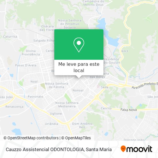 Cauzzo Assistencial ODONTOLOGIA mapa