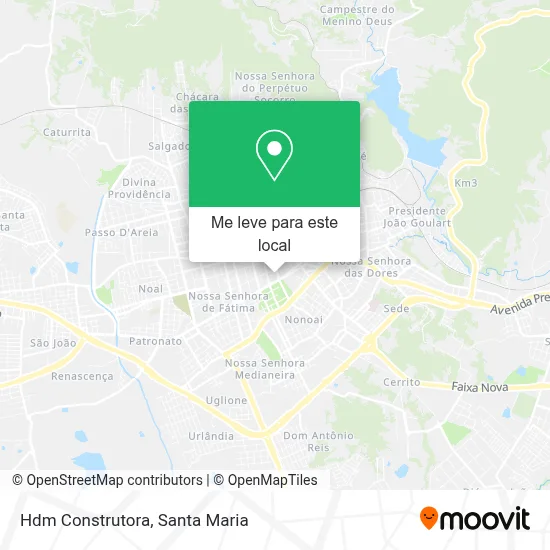 Hdm Construtora mapa