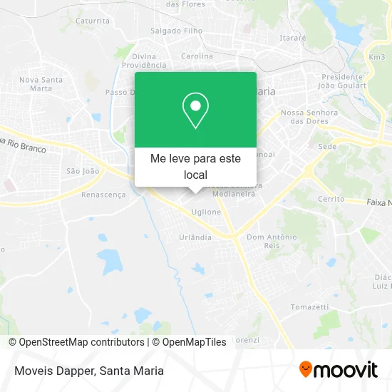 Moveis Dapper mapa