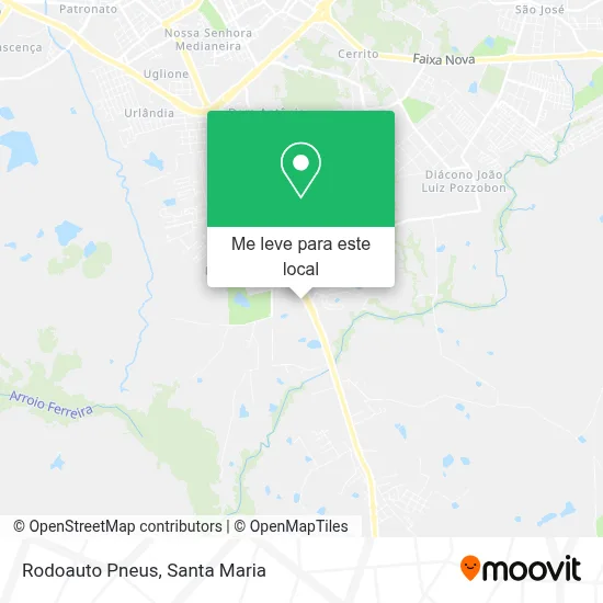 Rodoauto Pneus mapa