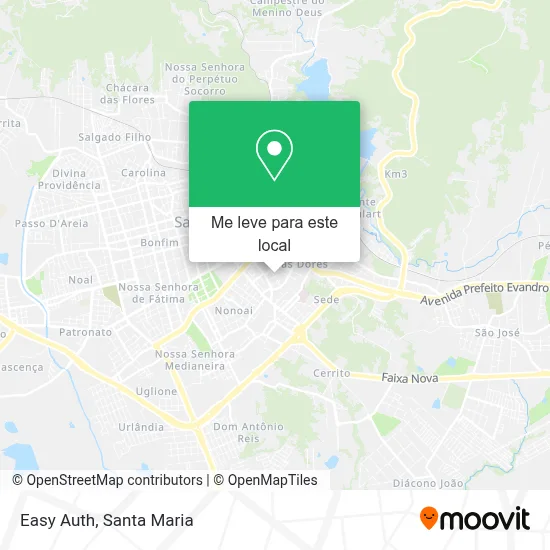 Easy Auth mapa