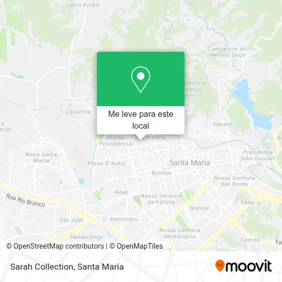 Sarah Collection mapa