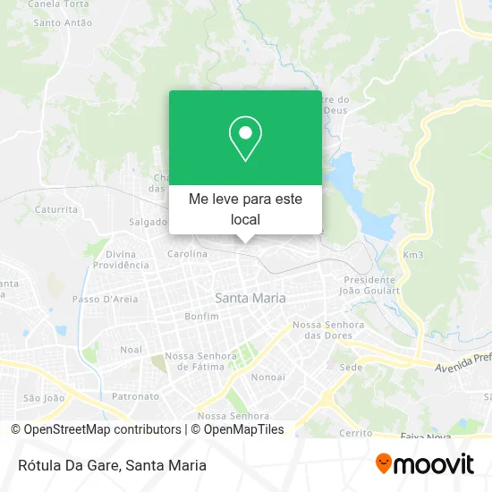 Rótula Da Gare mapa