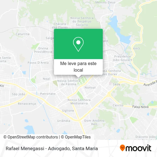 Rafael Menegassi - Advogado mapa