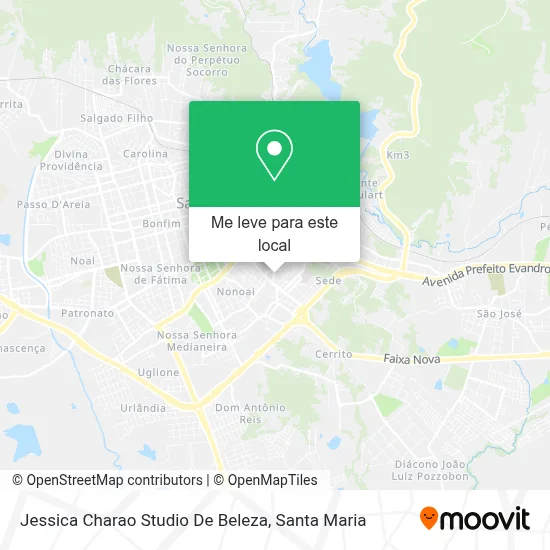 Jessica Charao Studio De Beleza mapa