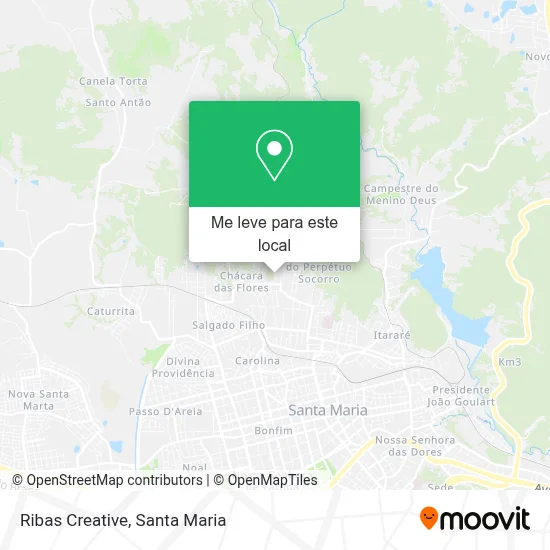 Ribas Creative mapa