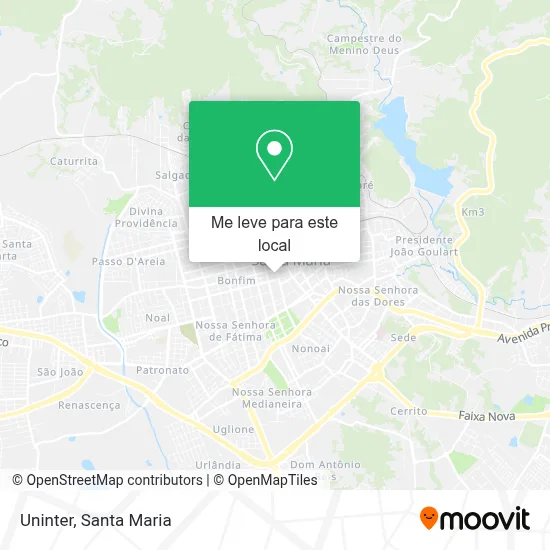 Uninter mapa