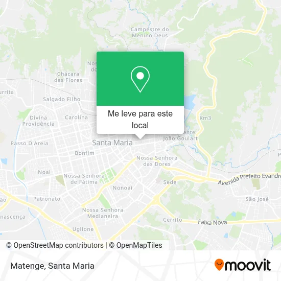 Matenge mapa