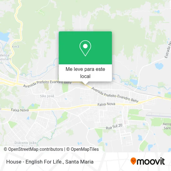 House - English For Life. mapa