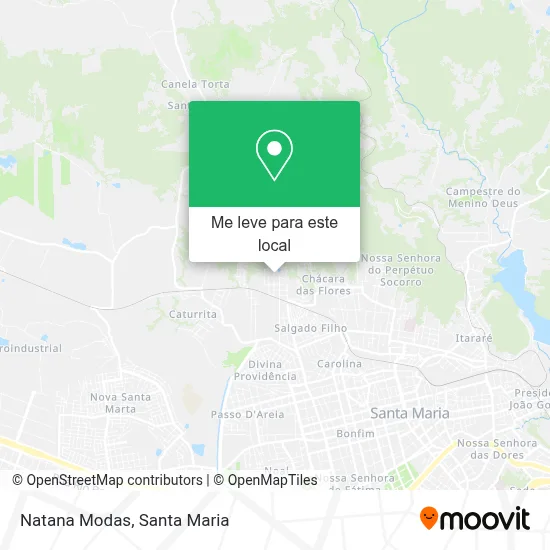 Natana Modas mapa