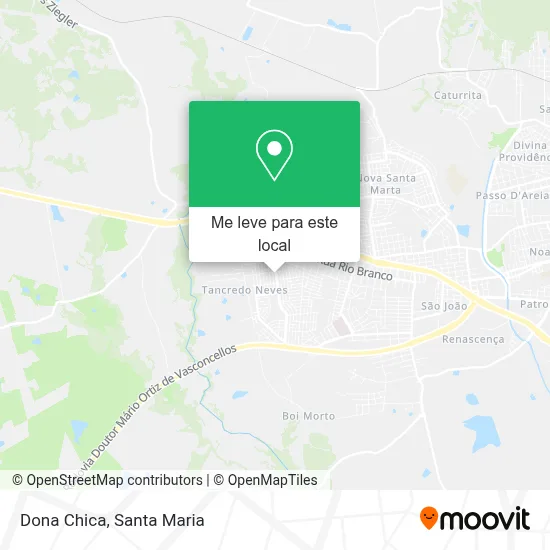 Dona Chica mapa