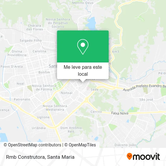 Rmb Construtora mapa