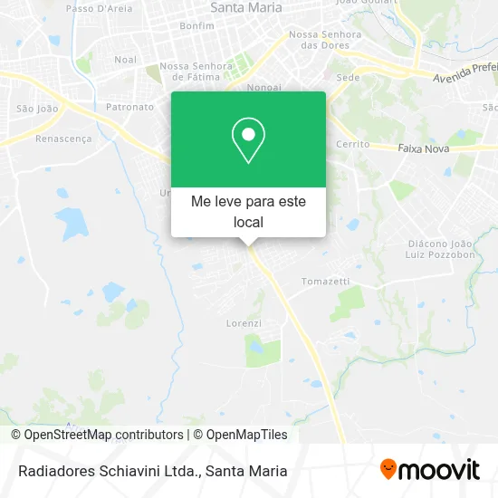 Radiadores Schiavini Ltda. mapa