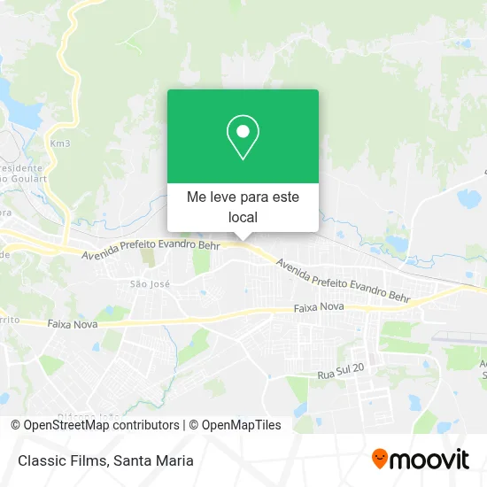 Classic Films mapa