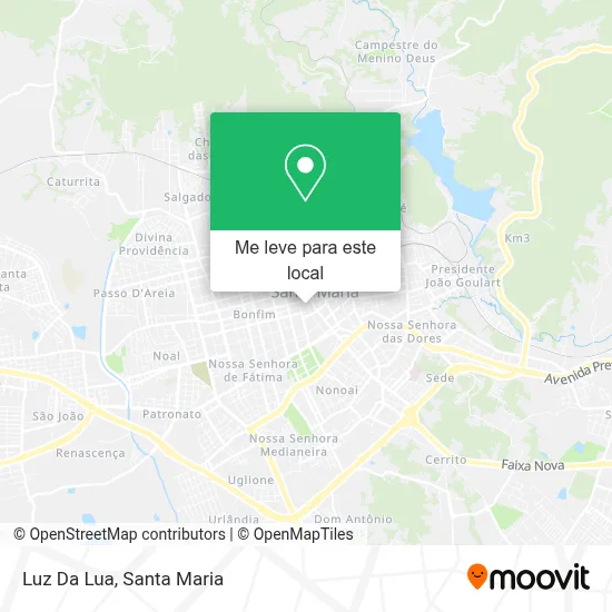 Luz Da Lua mapa