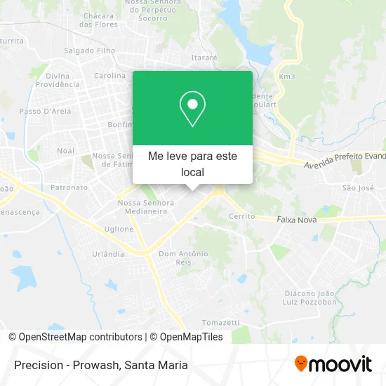 Precision - Prowash mapa