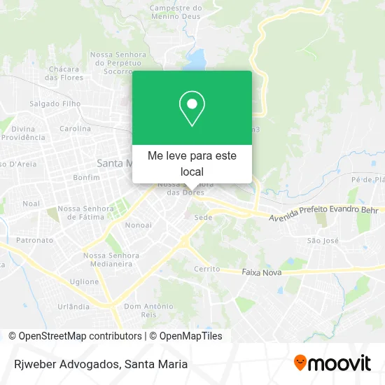 Rjweber Advogados mapa