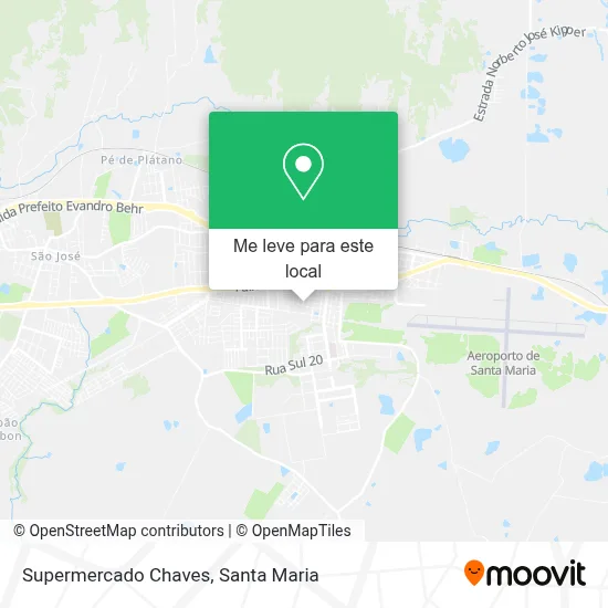 Supermercado Chaves mapa