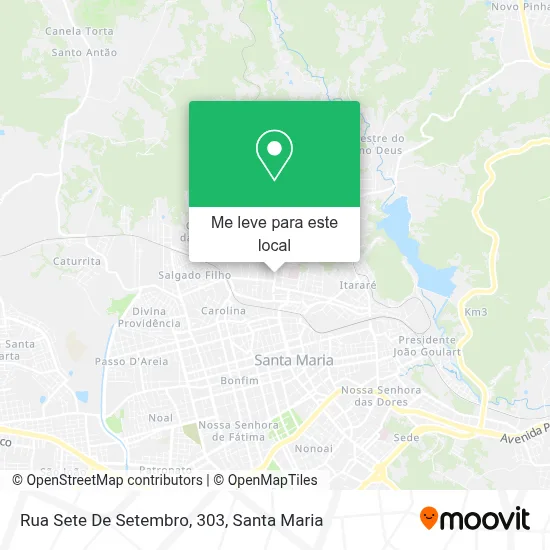 Rua Sete De Setembro, 303 mapa
