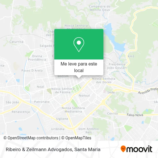 Ribeiro & Zeilmann Advogados mapa