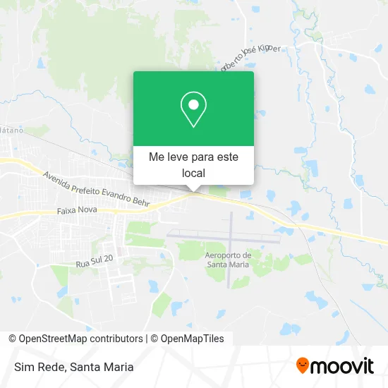 Sim Rede mapa