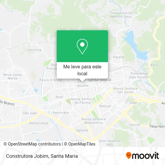 Construtora Jobim mapa