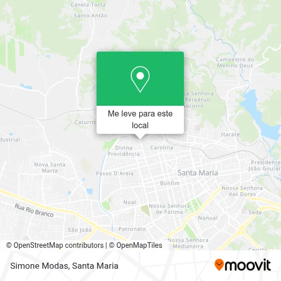 Simone Modas mapa