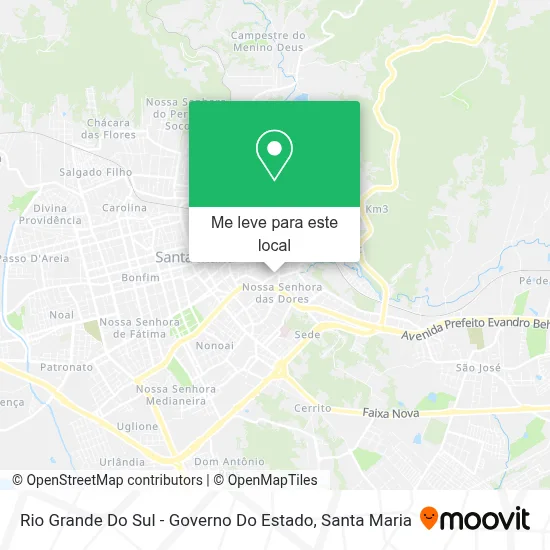 Rio Grande Do Sul - Governo Do Estado mapa