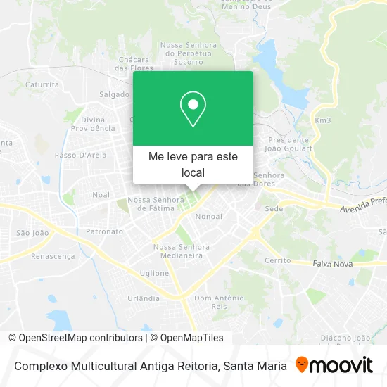 Complexo Multicultural Antiga Reitoria mapa