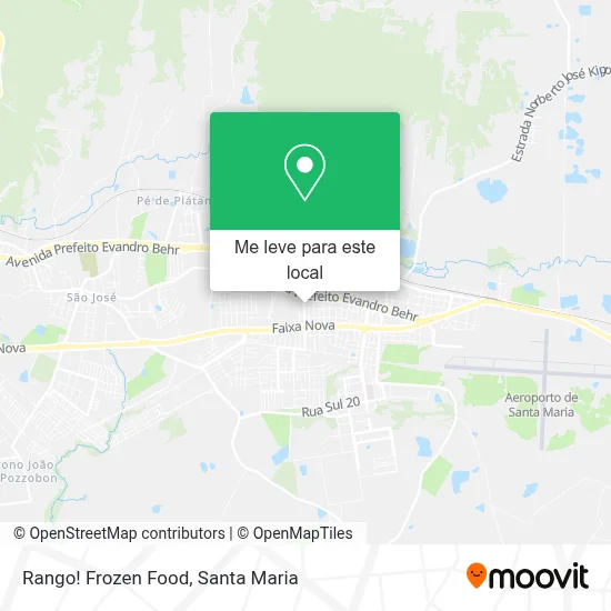 Rango! Frozen Food mapa