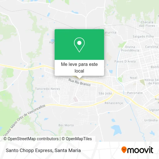 Santo Chopp Express mapa